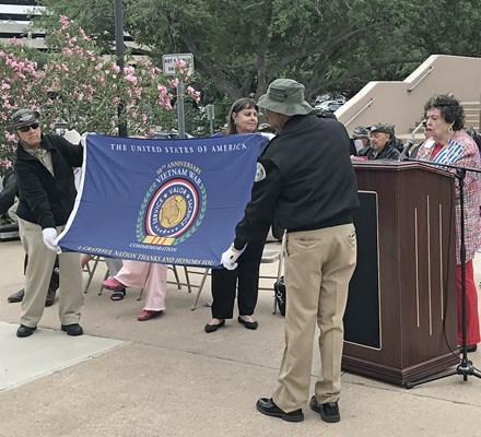 Honorary Partner ceremony for TX VVA Chapter 910 by the Corpus Christi Chapter NSDAR.
